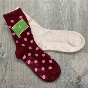 NWT Kate Spade 2PCK Crew Socks
